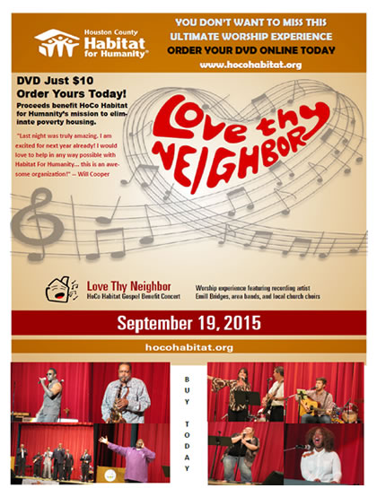 Love Thy Neighbor Gospel Benefit Concert DVD